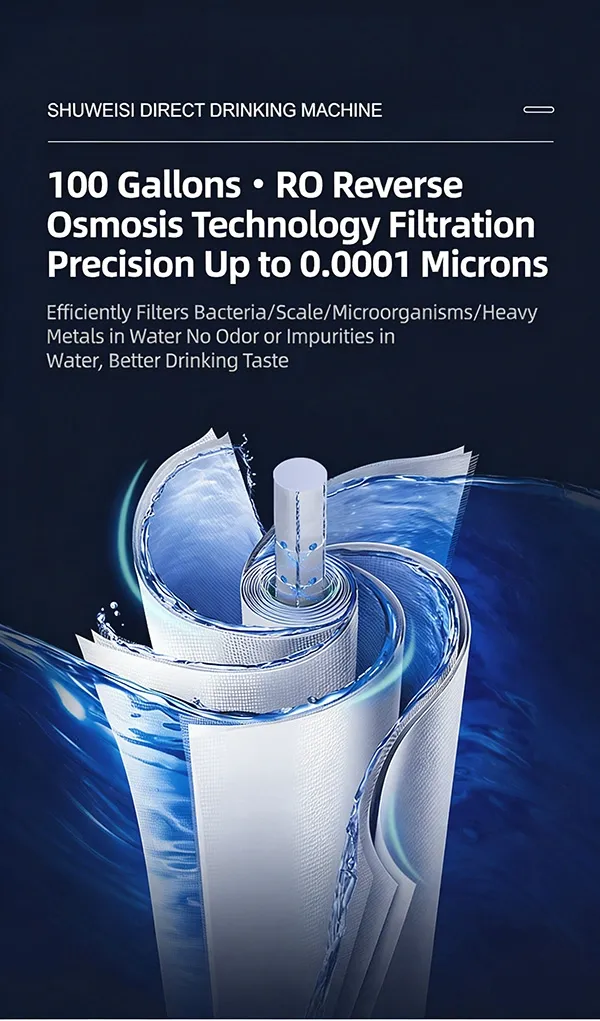 Touch Operated Desktop Commercial Water Purifier